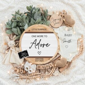 Digital Pregnancy Announcement / Pregnancy Reveal / Social Media / Gender Neutral / Facebook / Instagram / Boho / Person