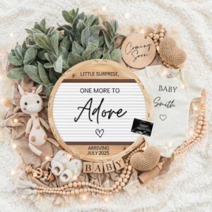 Digital Pregnancy Announcement / Pregnancy Reveal / Social Media / Gender Neutral / Facebook / Instagram / Boho/ Persona
