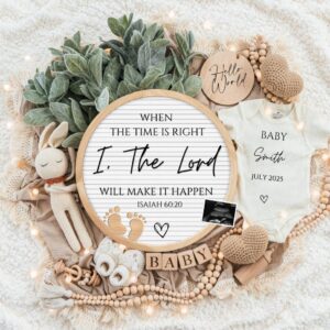 Digital Pregnancy Announcement / Pregnancy Reveal / Social Media / Gender Neutral / Facebook / Instagram / Boho / Person