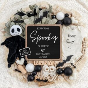 Halloween/Fall Digital Pregnancy Announcement / Pregnancy Reveal / Social Media / Gender Neutral / Facebook / Instagram