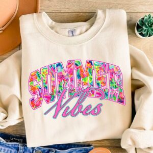 Retro Summer Vibes PNG, Preppy Beach Aesthetic Clipart, Girly Coquette Summer PNG Set, Hello Summer Brushstroke PNG