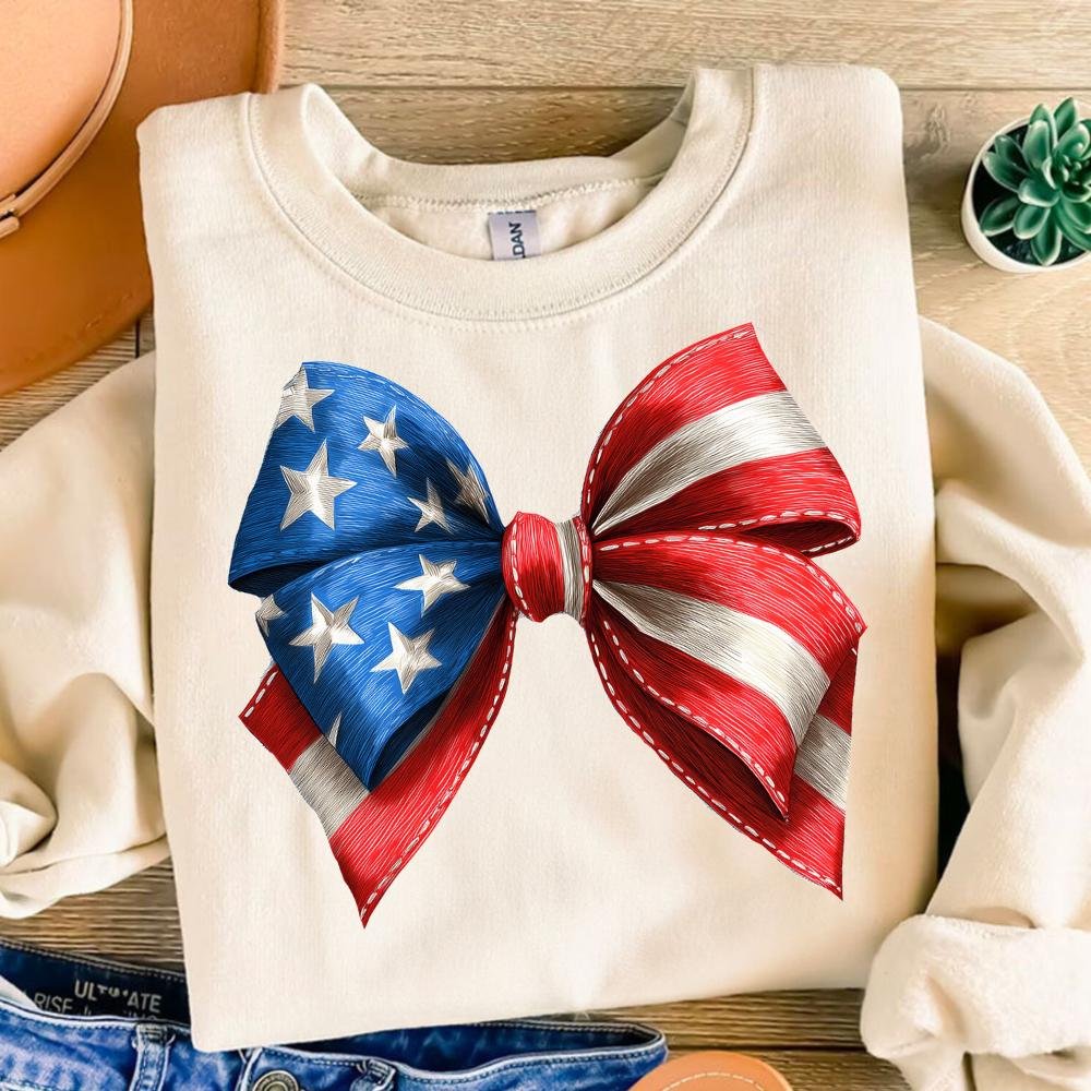 4th of july bow png, Coquette Bow png, 4th of July sublimation, America Png, Freedom, American Flag, American girl png