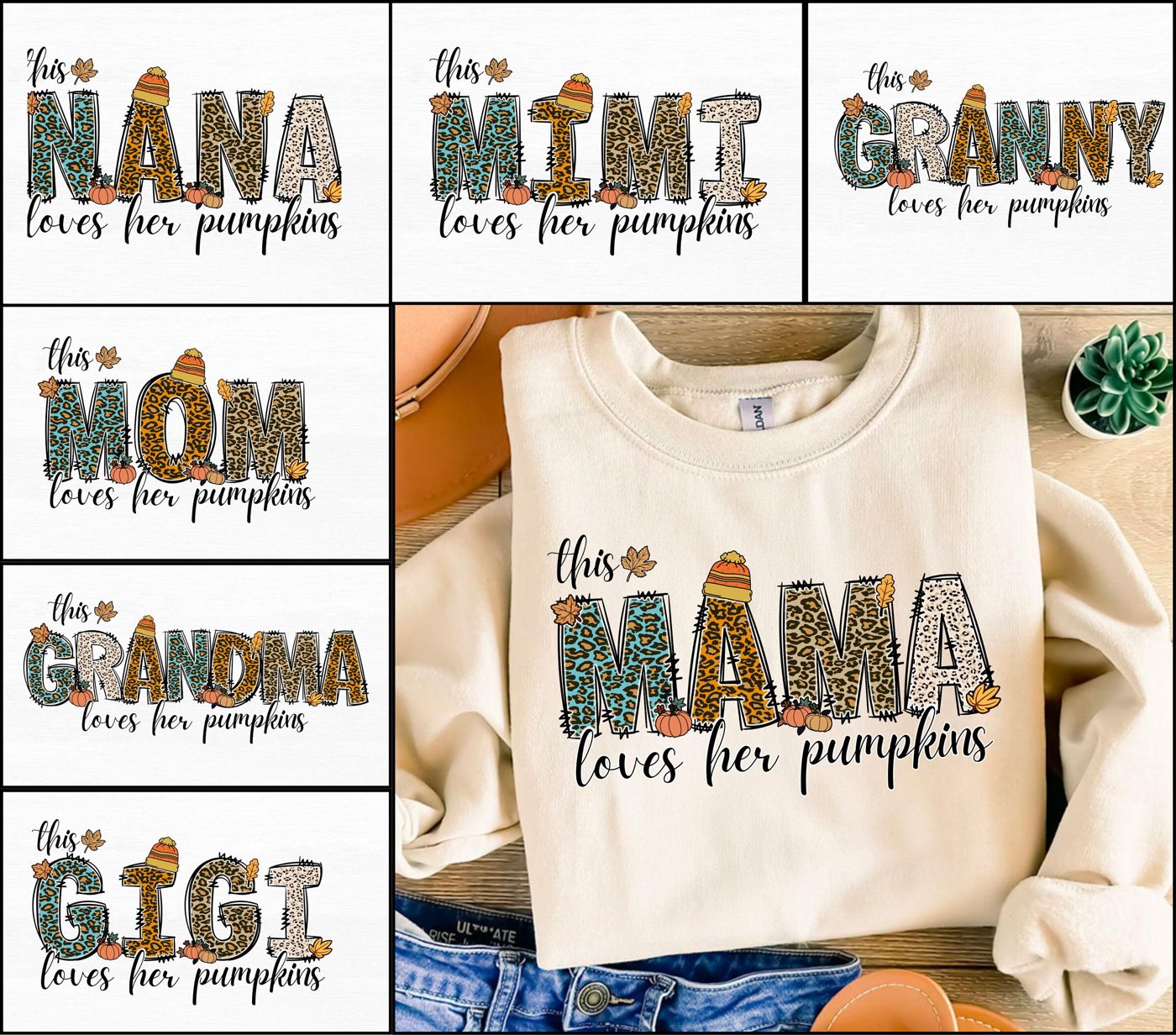 This Mama Loves Her Pumpkins Png, Fall Pumpkin Png, Tis the Season Png, Pumpkin Season Png, Leopard, Fall Autumn Mama Pn