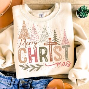 Merry Christmas png, christmas cross png, christmas tree png, Christmas vibes png, retro christmas png, Merry Christmas