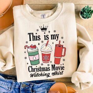 This Is My Christmas Movie Watching Png, Trendy Christmas Png, Xmas Quotes, Holiday Spirit Png, Gift for Her, Cute Chris