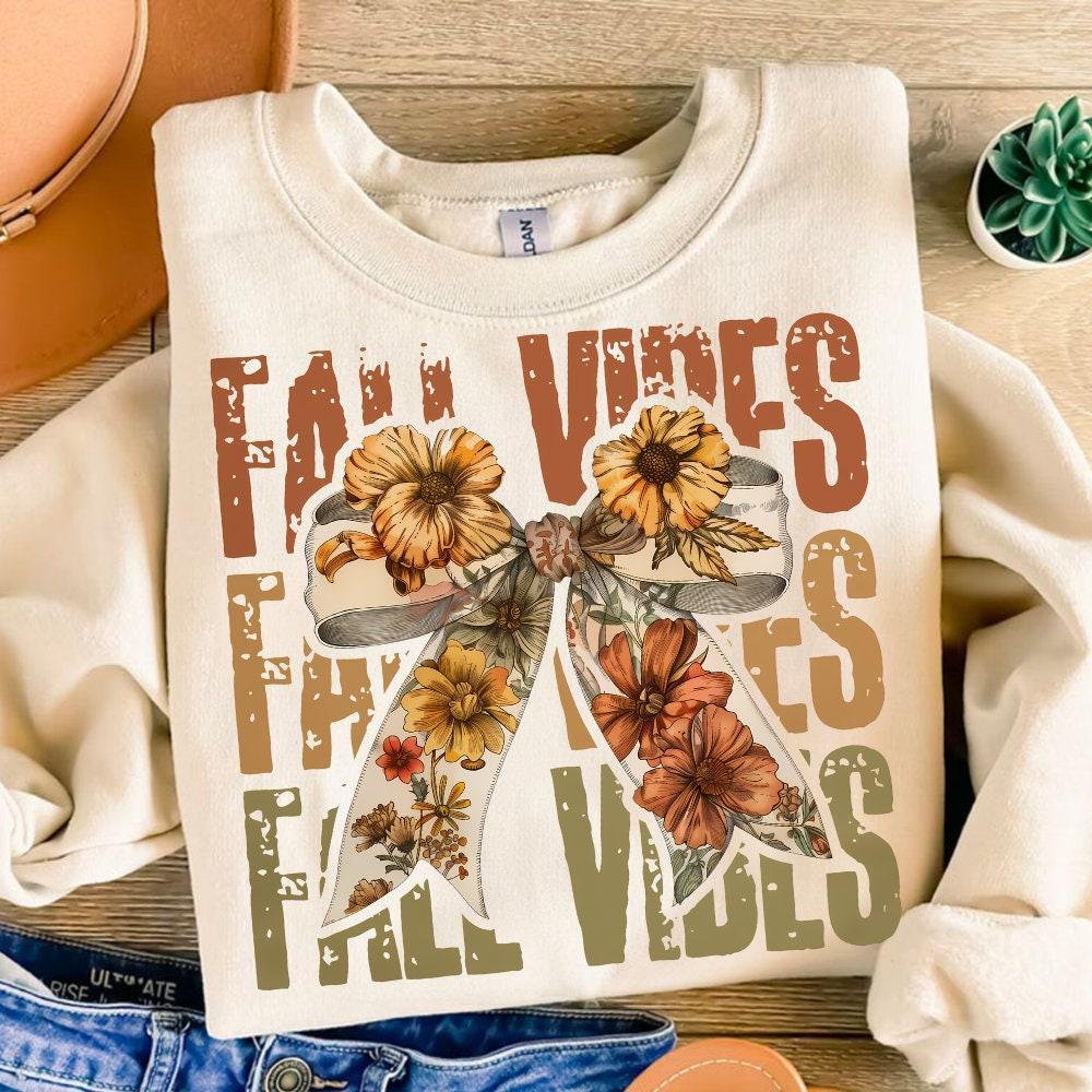 Coquette flowers Fall vibes Png, Fall Vibes Png, Fall Pumpkins Sublimation, Fall Autumn Png, Fall Season Png, Halloween