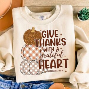 Give thanks verse PNG, Fall Pumpkin PNG, Leopard Pumpkin PNG, Christian Fall , Jesus Cross,Dalmatian Dots, Thanksgiving
