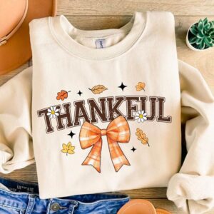 Thankful Png, Coquette Fall Png, Autumn Pumpkin Png, Fall Vibes Png, Retro Fall Bow Png, Pumpkin Spice Png Sublimation,