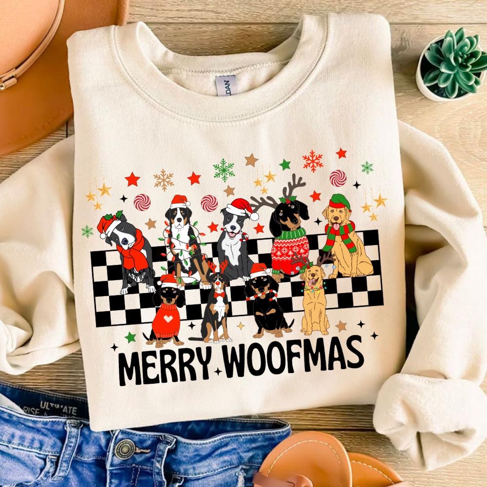 Dog mama PNG,dog christmas png,merry woofmas png,christmas png design,dog lover png,dog mom png,dog png, png for christm