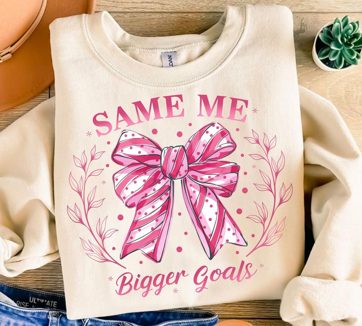 New Year Coquette Bow same me Bigger goal PNG Happy New Year 2025 Era Retro Disco Ball Trendy Shirt Designs Sublimation,