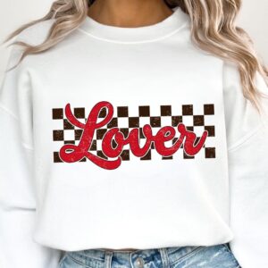 Checkered Lover png, Valentine Coquette Png, Valentine's Day, Love Png, Sublimation Designs, Retro Valentine Png, Valent