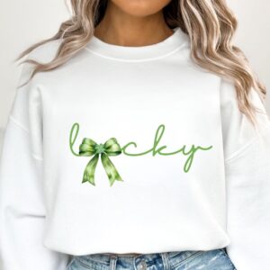 Lucky bow PNG, Coquette St Patty's Day png, Lucky Shamrock PNG, St Patricks Coquette Png, Lucky Charm Png, Irish Png