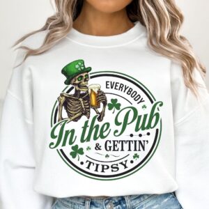 Everybody in the club getting tipsy PNG, Coquette St Patty's Day png, Lucky Shamrock PNG, St Patricks Coquette Png, Luck
