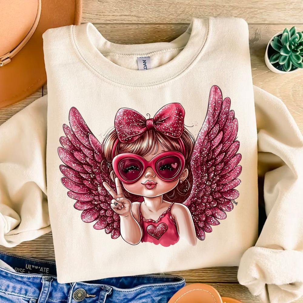 Valentine Cupid png, Valentine Coquette Png, Valentine's Day, Love Png, Sublimation Designs, Retro Valentine Png