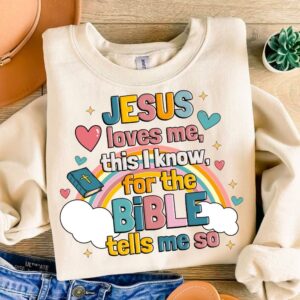 Jesus loves me this is i know PNG Sublimation, Inspirational Png, Religion Png, Faith Based Png, Bible Verse Png, Religi