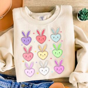 Happy Easter PNG, Happy Easter png, PNG, Easter Brushstroke png, Girls Easter Png, Bunny Ears, Bunny Bow Png