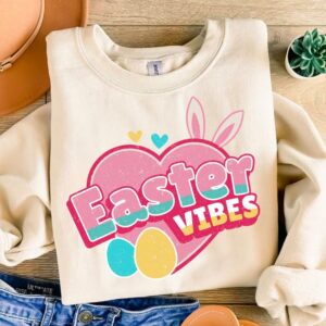 Easter vibes PNG, Happy Easter png, PNG, Easter Brushstroke png, Girls Easter Png, Bunny Ears, Bunny Bow Png