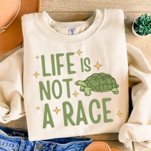 Life is not a race PNG | Popular PNG | Cute Silly Goose Png | Viral Png | Trendy Girly PNG Design, Adult Humor Png