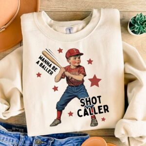 Wanna be a baller shot caller Png | Baseball boy Png | Baseball quote design Png | Retro baseball shirt design | Vintage