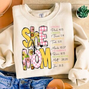 She is mom, Mothers day motivational png, Sublimation Design, Mama Png Design Download, Retro Mama png