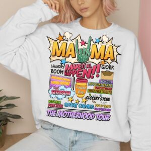 Funny The Motherhood Tour Mama PNG, Mothers day retro funny png, Sublimation Design, Mama Png Design Download, Retro Mam