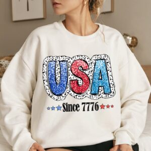 USA since 1776 glitter Png, Dalmatian America png, Independence Day, 4th of July png, Dalmatian 4th of july png, USA sub