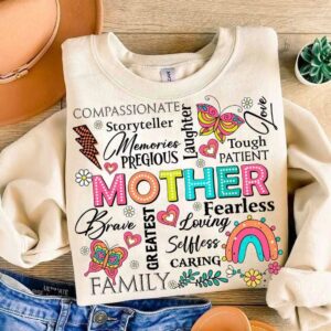 Retro Mother PNG, She is Mom Png, Blessed Mom Png, Mom Shirt, Mom Life Png, Mother's Day Png, Mom Png, Gift for Mom, Ret