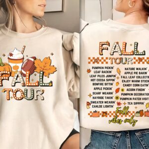 Retro Fall Tour Png, Fall Vibes PNG, Retro Dalmatian Fall Shirt Png, Autumn Tour Png, Autumn Shirt, Autumn Sublimation D