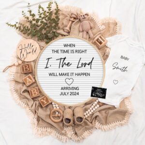 Digital Pregnancy Announcement / Pregnancy Reveal / Social Media / Gender Neutral / Facebook / Instagram / Boho / Person
