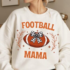 Coquette Football Mama png, Football Mom png, Football and Bows png, Football Mama png, Coquette bows png, Bow Football