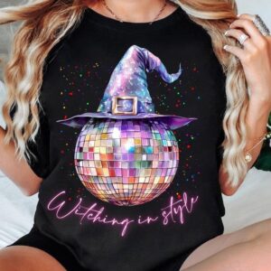 Disco Witch hat Png, Fall Png, Trendy Fall Design, Fall Design, Coquette Png, Aesthetic Png, Autumn Sublimation, Pumpkin