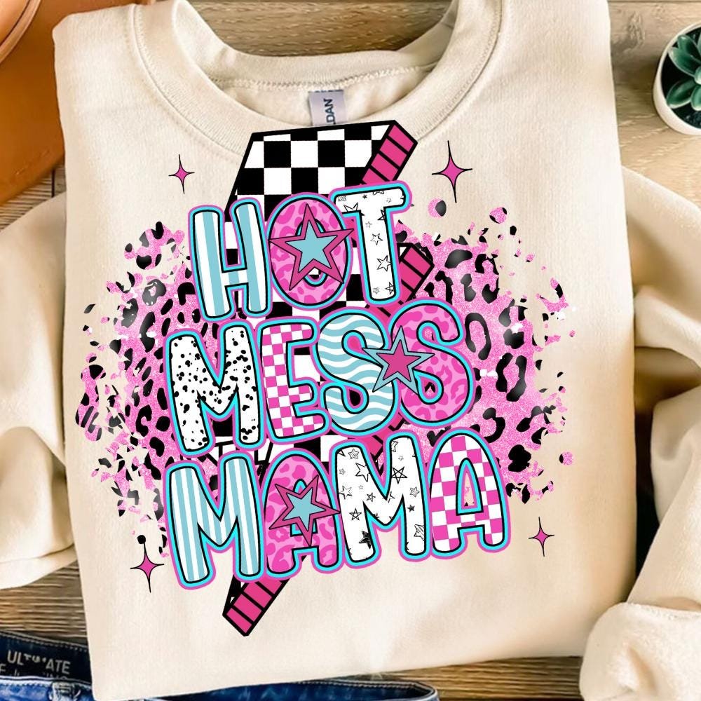 Retro Mama PNG, Hot Mess Mama Png, Trendy Mama Shirt Design, Funny Mama Png, Pink Mama Png, Preppy Mama PNG, Mothers Day