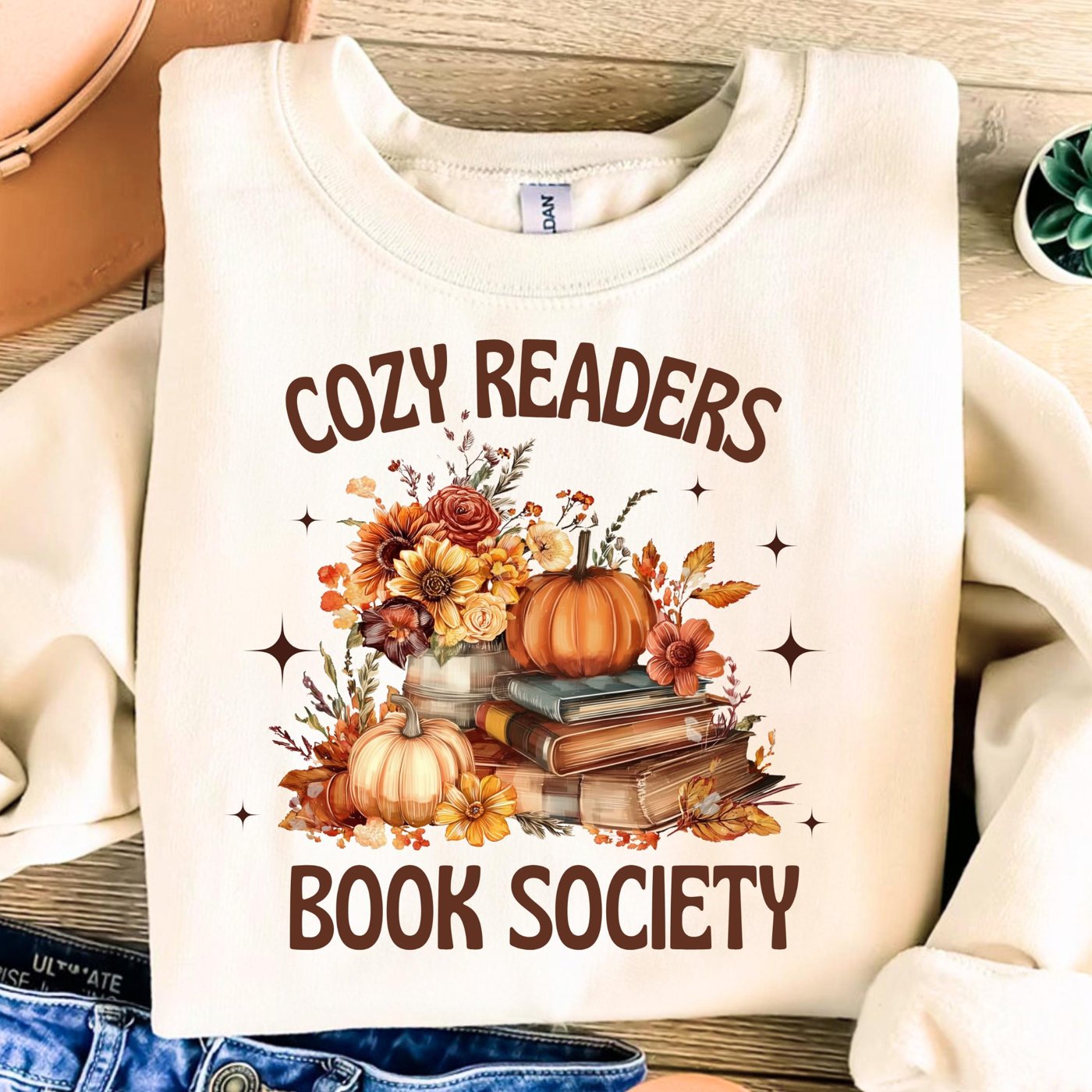 Cozy Readers Book Society png, Fall Pumpkin Png, Autumn png, Coquette Fall png, Pumpkin Spice, Pumpkin Lace png, Ditsy F