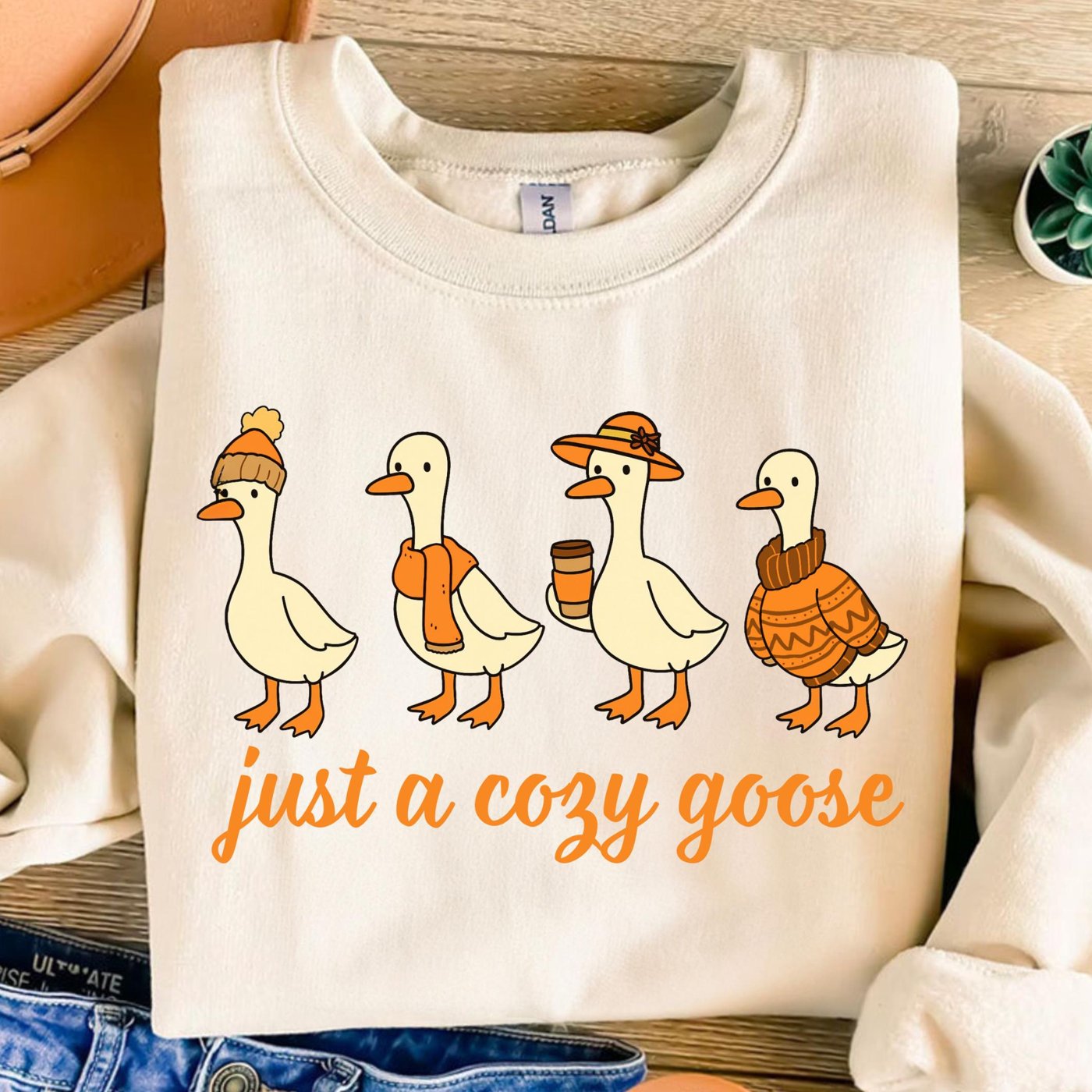 Just a cozy Goose png, Fall Pumpkin Png, Autumn png, Coquette Fall png, Pumpkin Spice, Pumpkin Lace png, Ditsy Floral Fa