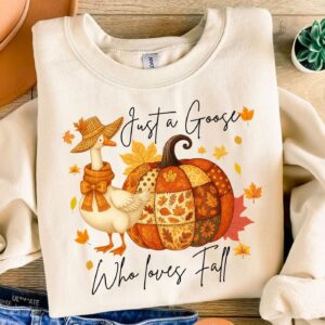 Bruh It's Fall PNG, Funny Cozy Goose, Autumn Goose Shirt Png, Fall Sublimation Png, Autumn Png, Cute Autumn Animal Desi