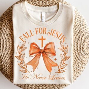 Fall for jesus he never leaves Png, Fall Vibes Png, Fall Pumpkins Sublimation, Fall Autumn Png, Fall Season Png, Hallowe