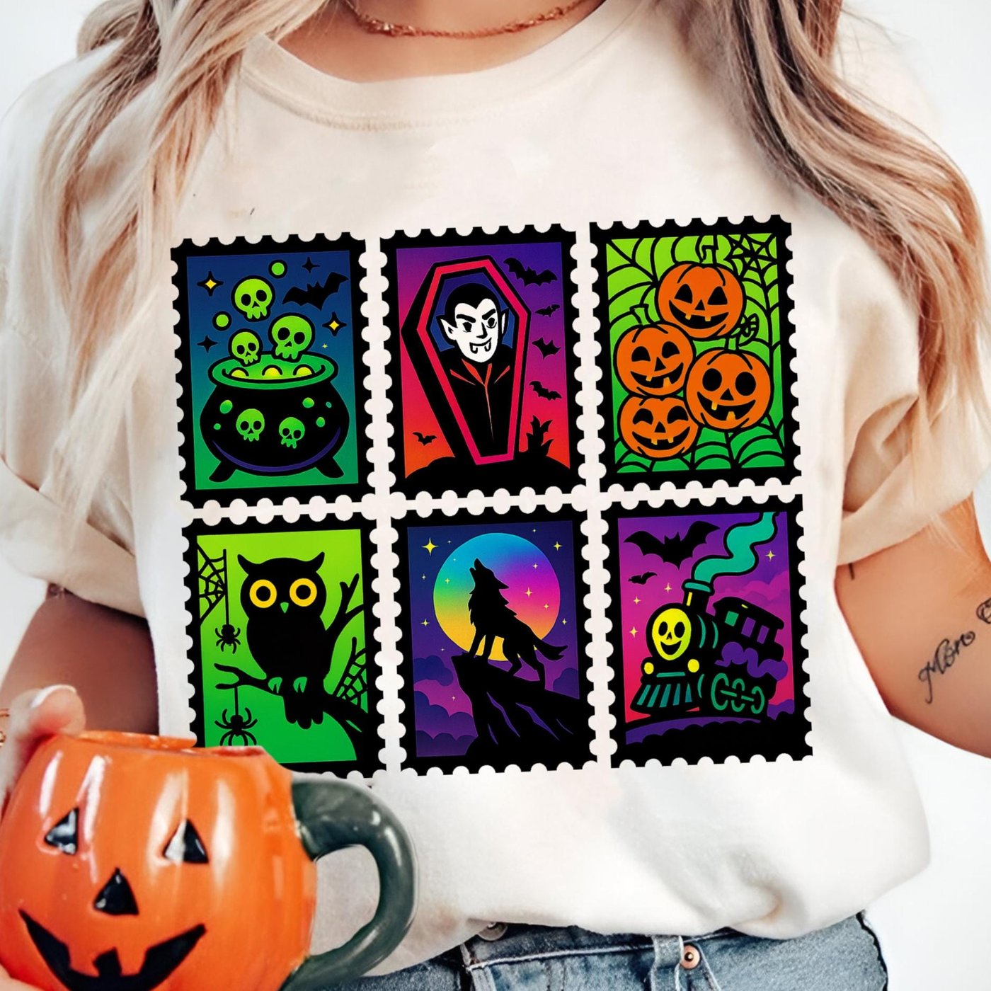 Neon Spooky Season Halloween Png, Drip Spooky Vibes Png, Halloween Scary Shirt Design, Halloween Ghost Neon Png, Boo Gho