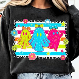 Neon Boo Halloween Png, Drip Spooky Vibes Png, Halloween Scary Shirt Design, Halloween Ghost Neon Png, Boo Ghost Coquett
