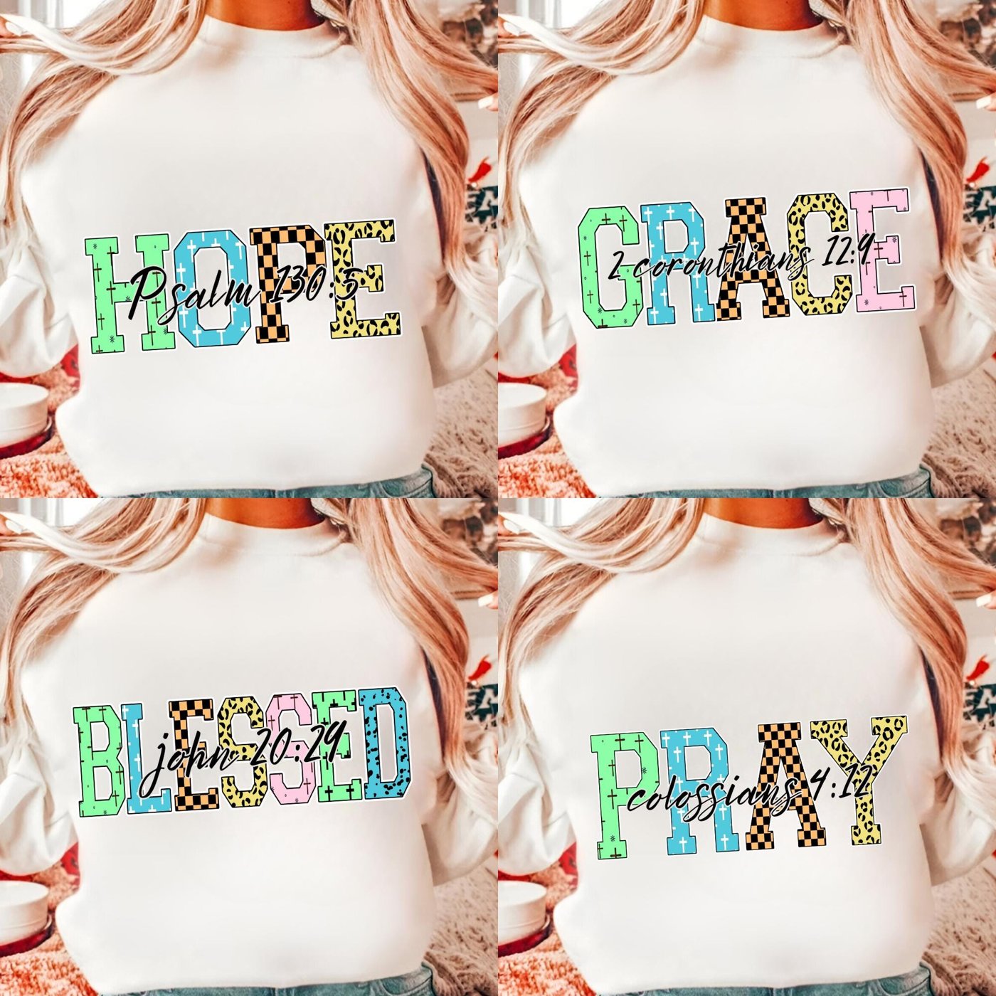 Leopard Bible Fall Vibes Bundle Png, Jesus Christian Sublimation, Bible Verse Design Download Grace Joy Pray Believe De