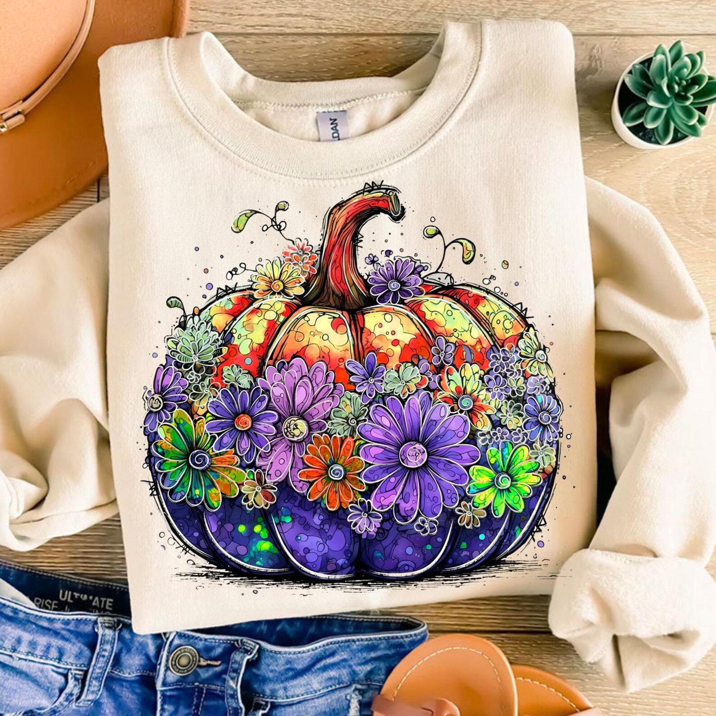 Halloween Floral Pumpkin Png Shirt, , red balloon Halloween png, Girly Halloween png, Spooky Season Png, Halloween Vibes