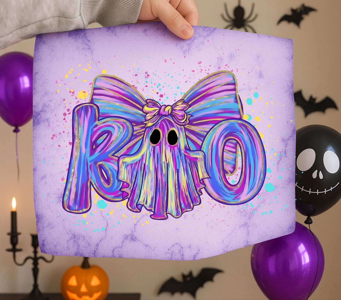 Halloween Boo Bow Png, red balloon Halloween png, Girly Halloween png, Spooky Season Png, Halloween Vibes