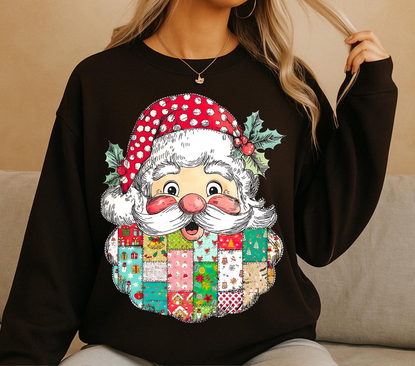 Christmas Santa PNG, Preppy Christmas Png, Holiday Vibes, Nutcracker Png, Pink Christmas Png Sublimation, Christmas Tree