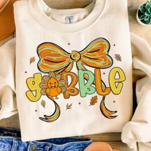 Thankful Gobble Png, Autumn Svg, Christian Shirt Women, Thankful Grateful Blessed Svg, Thankful Svg, Thanksgiving Shirt