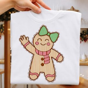 Christmas Gingerbread Cookie Png, Cute Christmas PNG, Preppy Christmas Brushstroke Png, Holiday Movies Png, Merry Xmas D