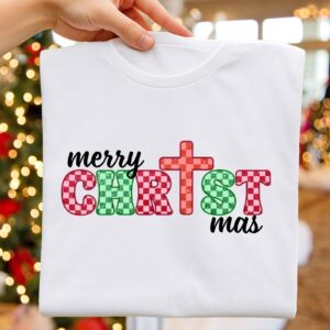Checkered merry christmas Png, Cute Christmas PNG, Preppy Christmas Brushstroke Png, Holiday Movies Png, Merry Xmas Digi