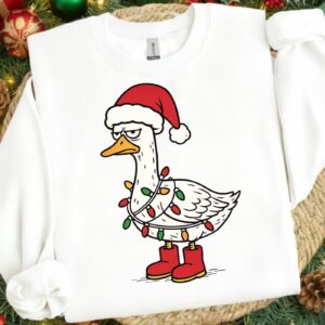 Funny christmas goose Png, Funny Christmas Goose PNG, Retro Holiday Humor Design, Sarcastic Xmas Shirt, Trendy Christmas