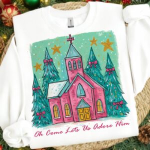 Oh come let us adore him Png, Christian Jesus God Christmas Sublimation, Christmas Jesus Png, Christmas Png Design, Chri