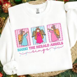 Hark the herald angels Png, Christian Jesus God Christmas Sublimation, Christmas Jesus Png, Christmas Png Design, Christ