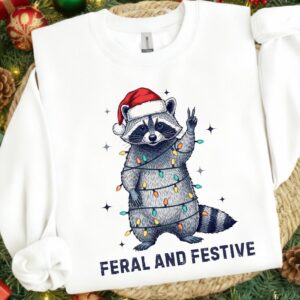 Merry christmas Feral and festive Png, Cute Christmas PNG, Preppy Christmas Brushstroke Png, Holiday Movies Png, Merry X