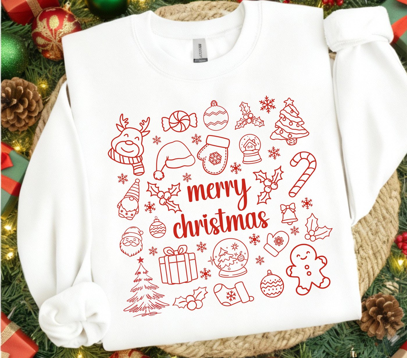 Merry christmas Png, Cute Christmas PNG, Preppy Christmas Brushstroke Png, Holiday Movies Png, Merry Xmas Digital